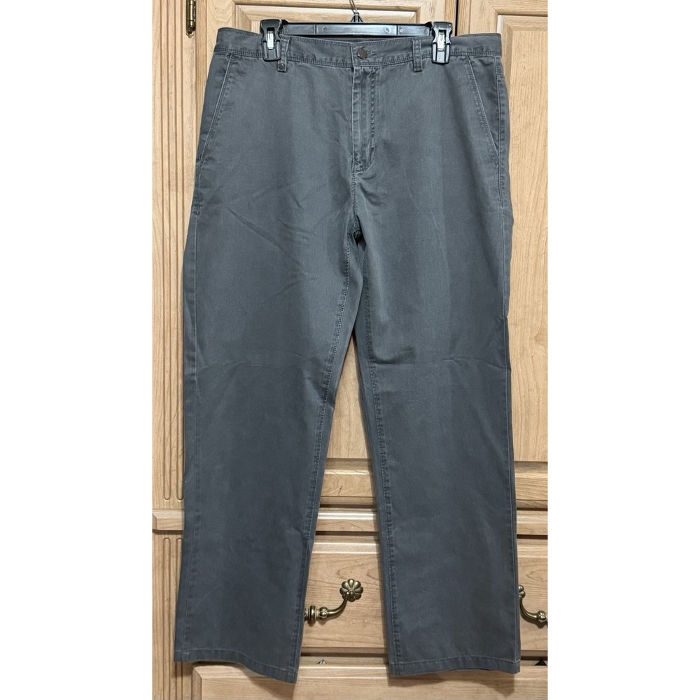 Calvin Klein Jeans Mens Size 34x32 Gray Relaxed Straight Denim Pants 100% Cotton